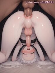 ai_generated androgynous ass big_ass big_penis blush breasts burex crossdressing curvy erection femboy feminine_male girly_boy huge_ass light_skin long_hair looking_at_viewer naked navel nipples nude open_mouth original_character otoko_no_ko patreon_username penis pussy sex sweat thick thick_thighs thighs trap wide_hips yaoi