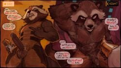 absurd_res angry anthro armpit_hair autism balls bodily_fluids body_hair brown_body brown_fur clothing dialogue dripping english_text erection fanofthefurr foreskin front_view fur genital_fluids genitals guardians_of_the_galaxy hairy_balls hi_res jumpsuit long_foreskin loose_pubes male mammal marvel muscular muscular_anthro muscular_male penis precum precum_drip precum_through_clothing procyonid pubes raccoon rocket_raccoon saggy_balls seductive sensory sensory_deprivation sensory_deprivation_hood smelly smelly_penis solo sweat text tight_clothing tight_foreskin wet wet_clothing whiskers