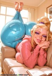 1girls ai_generated blonde blonde_female blonde_hair blonde_hair_female blue_eyes blue_eyes_female cameltoe cleavage courtney_babcock curvy erect_nipples female gigantic_breasts huge_areolae huge_ass nai_diffusion paranorman puffy_nipples realgreenheart realistic stable_diffusion thick_lips voluptuous wide_hips yellow_hair