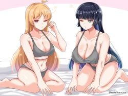 2d 2d_(artwork) 2d_artwork 2girls adult adult_female ahoge alternate_breast_size ankles arm_support bare_arms bare_belly bare_chest bare_hands bare_hips bare_legs bare_navel bare_shoulders bare_skin bare_thighs bed bed_sheet belly belly_button bewitching_thighs big_breasts black-haired_female black_hair blonde-haired_female blonde_female blonde_hair blonde_hair_female blunt_bangs bocchi_the_rock! bra breasts busty busty_female busty_girl calves child_bearing_hips cleavage collarbone curvaceous curvaceous_body curvaceous_female curvaceous_figure curvaceous_hips curvy curvy_body curvy_female curvy_figure curvy_hips digital digital_art digital_drawing digital_drawing_(artwork) digital_media digital_media_(artwork) drawing ear_piercing ear_piercings elbows exposed_arms exposed_belly exposed_chest exposed_hips exposed_legs exposed_navel exposed_shoulders exposed_skin exposed_thighs eye_closed eyebrows_visible_through_hair feet female female_focus female_only fertile_hips fingers full_body green-eyed_female green_eyes grey_bra grey_panties grey_underwear groin half_naked half_nude high_resolution highres hourglass_figure huge_boobs huge_breasts ijichi_seika kneeling kneeling_female kneeling_on_bed knees knees_together knees_together_feet_apart large_boobs large_breasts lean_figure legs legs_closed legs_folded legs_together legs_together_feet_apart lip_piercing long_hair looking_at_viewer mature mature_female midriff mole mole_on_breast mouth_piercing multiple_females multiple_girls naked naked_female naked_woman narrow_waist navel nude nude_female nudity on_bed one-eye_closed one_eye_closed one_eye_open orange-eyed_female orange_eyes pa-san panties parted_bangs pierced_ear pierced_ears pierced_lip pillow plump_breasts seiza semi_nude shiny_breasts shiny_hair shiny_legs shiny_shoulders shiny_skin shiny_thighs shoulders sidelocks simple_background sitting sitting_on_bed sitting_on_knees sleepy slender_body slender_waist slim_waist soles thick_thighs thighs thighs_together tired tired_expression tired_eyes tired_look underwear underwear_only waking_up wata9mm_no white_background white_bed white_bed_sheet white_pillow wide_hips yellow-haired_female yellow_hair yokozuwari