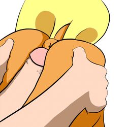 1boy1girl 2014 animated anus applejack_(mlp) ass blonde_hair buttjob duo earth_pony equine erection female feral friendship_is_magic full_stop fur hair horse human humanoid_penis interspecies male mammal my_little_pony nude penis ponut pony puffy_anus raised_tail straight zoophilia