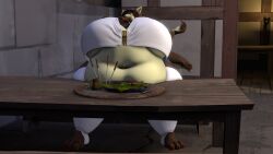bbw big_breasts breasts cleavage female furry huge_breasts kingofthekabuto overweight queenofthekabuto ssbbw tagme thick_thighs weight_gain wide_hips