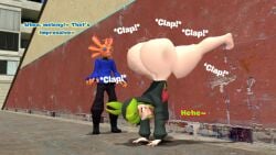3d 3d_(artwork) ass_cheeks ass_clapping ass_squish axol_(smg4) big_ass_(female) big_booty_(female) big_butt_(female) blushing_male booty_cheeks bubble_ass_(female) bubble_booty bubble_butt_(female) butt_cheeks butt_clapping butt_squish clapping_ass clapping_butt clapping_buttocks clapping_cheeks clenched_ass clenched_butt kaibernation melony_(smg4) no_panties no_panties_under_skirt skirt smg4 twerking twerking_ass twerking_bottom