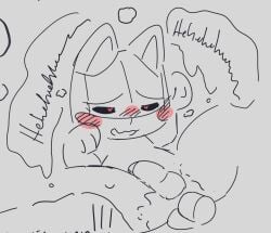 2boys anal anal_sex bj_(artist) blush disembodied_penis doko_demo_issho domestic_cat duo gay heart heart-shaped_pupils looking_at_another looking_pleasured male male/male male_only mammal penis pleasure_face sex sketch sony_interactive_entertainment speech_bubble spread_legs spreading tagme text toro_inoue