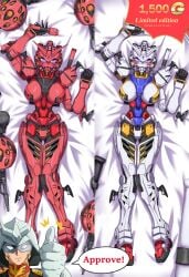 char_aznable dakimakura gms-a_red_gundam gundam gundam_gquuuuuux living_machine mecha mecha_focus mecha_girl mobile_suit robot robot_girl rx-78-02_white_gundam tagme zerokun135