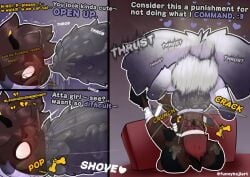 2026 2_tails :3 abdominal_bulge abdominal_bulge_deepthroat animal_genitalia animal_penis anthro arms_tied artist_name balls big_balls big_penis biped black_penis bodily_fluids bound broken_bone broken_heart brown_body brown_fur comic command crunch deep_penetration dialogue digital_media_(artwork) dipstick_tail dirty_talk duo eeveelution empty_eyes english_text erection excessive_genital_fluids excessive_precum explicitly_stated_nonconsent feline_genitalia feline_penis floating forced forced_oral fractured_bone fur generation_6_pokemon genital_fluids genitals hands_behind_back heart_symbol hoji_(hojiart) hojiart huge_balls huge_penis hybrid_genitalia hybrid_penis hyper hyper_balls hyper_genitalia hyper_penis knot knotted_feline_penis knotted_penis male male/male male_penetrated male_penetrating markings multi_tail nintendo nude oral oral_penetration orange_text outline pawpads penetration penile_spines penis penis_in_mouth penis_size_difference pokemon pokemon_(species) pop_(sound_effect) precum purple_heart purple_pawpads purple_penis purple_text rape red_(solarflarefan) refusing ribbons_(anatomy) ridiculous_fit semi-anthro sex shaking shivering smelly smelly_penis sylveon tail tail_markings text throbbing throbbing_penis thrusting tremble_lines vein veiny_penis white_body