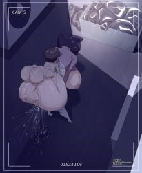 1boy 1girls 2026 balls big_balls big_penis breasts brown_hair camera closed_eyes cum cum_in_ass english_text fake_face female game_freak glasses huge_ass huge_balls huge_butt huge_cock male medium_breasts naked naked_male no_pants penis pokemon pokemon_sm purple_hair text voluptuous voluptuous_female white_background wicke_(pokemon)