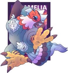 3_toes 4_toes absurd_res accipitrid accipitriform alpha_channel amelia_(animal_crossing) animal_crossing animal_genitalia anisodactyl anthro anthrofied armpit_hair ass avian avian_butt beak belly biped bird black_body black_feathers blue_body blue_feathers bodily_fluids body_hair chest_tuft claws cloaca cloaca_juice crotch_tuft curvy_figure eagle eyeshadow feathered_wings feathers feet female foot_focus genital_fluids genitals hairy half-closed_eyes hi_res makeup multicolored_body multicolored_feathers multicolored_skin narrowed_eyes nintendo nude outside patohoro presenting presenting_cloaca pubes red_beak red_body red_feathers semi-anthro solo sunset tail tail_feathers talons toe_claws toes tuft two_tone_body two_tone_skin white_body white_feathers wings yellow_feet