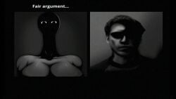 alternate_(mandela_catalogue) alternate_(species) analog_horror big_breasts boobs_out fair_argument_(meme) fair_argument_but… horror horror_(theme) huge_boobs huge_breasts jerma985 mandela_catalogue n_(mandela_catalogue) sound tagme tits_out video