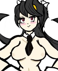 blackhair breasts breasts filia filia_(skullgirls) skullgirls