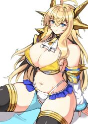 arm_support blush curvy duel_masters duel_masters_play's expressionless gijinka huge_breasts personification sitting spell_del_fin,_light_divine_dragon thick_thighs voluptuous voluptuous_female