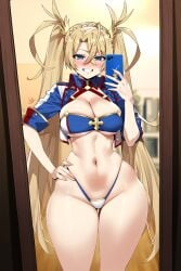 ai_generated bikini bradamante_(fate) fate_(series) highleg leo_over_heaven mirror_selfie