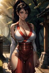 ai_generated ass big_ass big_breasts breasts dead_or_alive huge_breasts large_breasts lunerae momiji_(ninja_gaiden) ninja_gaiden solo solo_focus thick_thighs