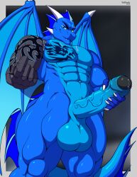 1male 2020s 2024 5_fingers abs anthro anthro_male anthro_only anthro_solo armpit balls basic_background beefy biceps big_balls big_horns big_penis big_wings black_eyebrows black_glans black_tattoo blue_balls blue_body blue_eyes blue_penis blue_scales blue_tail blue_wings blurred_background breastplate buff comission completely_nude completely_nude_male confident_smile countershade_penis countershade_torso detailed_background digital_media_(artwork) dragon dragon_boy dragon_horns dragon_tail dragon_wings erect_penis erection exhibitionism fangs foreskin full_body genital_fluids genitalia hanging_balls hi_res holding_penis horns humanoid_genitalia humanoid_penis indoors light-skinned_male long_penis long_tail looking_down_at_viewer male male_only manly membrane_(anatomy) membranous_wings muscular muscular_anthro muscular_legs muscular_male muscular_thighs navel no_nipples nude nude_male open_eyes open_mouth open_smile pecs penis pink_markings precum precum_drip precum_on_penis presenting presenting_body presenting_penis prosthetic prosthetic_arm prosthetic_limb raised_arms scalie scalie_male scalie_only shaved_armpit silver_(lightdragon92) solo spines standing straight tail tattoo tattoo_on_chest three-quarter_view tridark uncut veiny veiny_penis watermark western_dragon wet_body white_horns wings