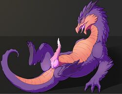 3_toes aliasred animal_genitalia animated anus ass blush claws dragon erection feral genital_slit hindpaw larry_(mlp) male male_only nude paws penis presenting presenting_hindquarters purple_body scalie slit soles solo thesecretcave toes wiggle_stereogram wings wyvern