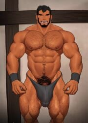 1boy abs bara biceps big_balls big_penis bodybuilder bulge censored chest_hair flaccid hairy_legs hairy_male hairy_thighs huge_balls huge_cock huge_testicles hunk kuromine_hiraya male male_focus male_only massive_cock massive_penis muscle muscles muscular muscular_arms muscular_legs muscular_male muscular_thighs nipples pecs penis solo solo_male tagme testicles video yuatari