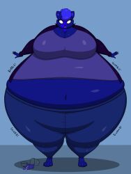 big_ass big_breasts blueberry_inflation breasts bubble_butt character_request cleavage female furry huge_ass inflation lj_caffie ljcaffie tagme thick_thighs wide_hips