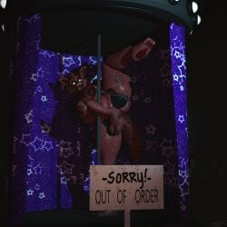 1:1 2024 3d animatronic anthro anus ass balls big_breasts big_butt breasts canid canine dancing digital_media_(artwork) fingers five_nights_at_freddy's fox foxy_(fnaf) foxy_(octal) futanari genitals gynomorph intersex machine mammal maxwell258 nipples penis pirate_cove pole pole_dancing puffy_anus red_body robot rule_63 scottgames solo tongue tongue_out yellow_eyes