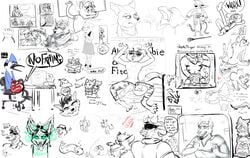 abercrombie_and_fitch andrew_oikonny anthro arrow ass avian bear benson bird boogz bow canine cartoon_network chair computer demon drawpile e621 eye_patch eyewear falco_lombardi fhtruar fish fox fox_mccloud fredryk_phox fur furry gun hat jame_faulken kendall leon_powalski male male_only mammal marine monochrome mordecai mr_morris nintendo partially_colored penis peppy_hare pigma_dengar pistol rake ranged_weapon regular_show revolver rigby slippy_toad star_fox text tony_the_tiger video_games weapon wolf wolf_o'donnell zarockthewolf zorrestrella