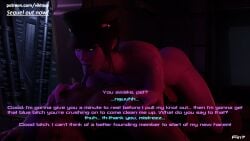 3d alien alien_futanari bdsm_collar blender bondage canine_futanari canine_penis collar comic comic_page commander_shepard english english_text futa_on_male futanari malesub mass_effect quarian self_upload tali'zorah_nar_rayya vikhlop