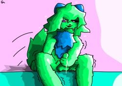 femboy furry furry_penis green_fur green_hair male male_focus male_only