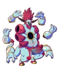 2015 animated ass balls big_penis disembodied_hand dogfu erection feral glans hair hoopa hoopa_(unbound) looking_at_viewer male male_only multi_tongue navel nintendo nipples nude open_mouth orange_eyes penis plain_background pokemon pubes red_hair sharp_teeth smile solo teeth tongue tongue_out uncut vein veiny_penis video_games virga-draconem white_background