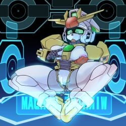 gundam living_machine mecha mecha_focus mecha_girl mobile_suit queadluunrau robot robot_girl tagme winning_gundam