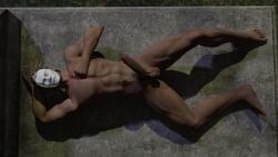 3d_(artwork) 3d_model 3d_render aroused balls blender blender3d blender_(artwork) blender_(software) body chest cock cum_leaking dead_or_alive donovan edging erect_penis erection exhibitionist exposed feet focus_on_penis gravestone graveyard horny_male laying_down male male_focus male_only masculine mask mask_only masked masked_male masked_only muscular muscular_male only_male penis penis_focus posing sexually_suggestive shantynighty testicles veiny_penis