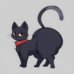 1animal 1feral 1furry 1girls ai_generated ambiguous_gender big_ass big_butt black_cat brasil_louco bubble_ass bubble_butt curvaceous curvy curvy_body curvy_figure feline female full_body furry furry_only large_ass looking_at_viewer seducing seducing_viewer seductive seductive_look seductive_pose seductive_smile sexy sexy_body sexy_pose shortstack simple_background solo solo_focus tagme thick_ass thick_body thick_butt thick_thighs voluptuous