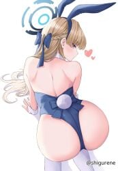 1girls 2d 2d_(artwork) 2d_artwork absurdly_long_hair all_fours arm_support ass ass_cleavage ass_crack back blonde-haired_female blonde_female blonde_hair blonde_hair_female blue-eyed_female blue-haired_female blue_archive blue_bunny_ears blue_bunnysuit blue_eyes blue_hair blue_hairband blue_halo blue_leotard blue_topwear blunt_bangs braid braided_hair braids bubble_ass bubble_butt bunny_ears bunny_tail bunnygirl bunnygirl_outfit bunnysuit collar crown_braid digital digital_art digital_drawing digital_drawing_(artwork) digital_media digital_media_(artwork) drawing eyebrows_visible_through_hair female female_focus female_only fingers from_above groin halo head_tilt high_resolution highres lean_figure legwear leotard long_hair looking_at_viewer looking_up looking_up_at_viewer median_furrow multicolored_hair narrow_waist profile shigurene shoulder_blades shoulders simple_background slender_body slender_waist slim_waist solo stockings thick_ass thick_butt thigh_highs thighhighs tilted_head toki_(blue_archive) toki_(bunny)_(blue_archive) topwear upper_body very_long_hair very_long_hair_female white_background white_collar white_legwear white_stockings white_thigh_highs white_thighhighs white_wrist_cuffs wide_hips wrist_cuffs
