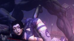 1boy 1girls 20_seconds 3d ambiguous_penetration animated artist_logo ass bad_end big_ass blood city corpse cum cum_inside cum_string death defeated defeated_heroine empty_eyes expressionless fade_out female female_death female_focus femsub gore holding_neck huge_cock makeup male male/female maledom marvel marvel_comics marvel_rivals massive_penis muscular_male necrophilia night night_sky outdoor_sex outdoors penetration psylocke psylocke_(sai)_(vengeance) public public_rape public_sex rape raped_by_enemy raped_by_monster raped_female short_video shorter_than_30_seconds shyuu size_difference smaller_female sound spider-man_(series) straight strangling tagme venom_(marvel) venom_(marvel_rivals) video x-men