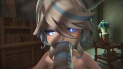 1girls 3d animated breasts deepthroat erection faceless faceless_character fellatio furina_(genshin_impact) genshin_impact hilichurls_(species) jinushi_san male_on_female nipples nude penis septum_piercing sound tagme uncensored video