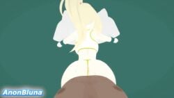 animated anonbluna big_breasts dark-skinned_male lusamine_(pokemon) milf minus8 nintendo pokemon pokemon_sm sex