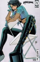 absolute_dc absolute_zatanna black_hair breasts cleavage dc dc_comics female fishnet_clothing fishnets gold_eyes goth goth_girl gothic_girl looking_at_viewer magic magic_user magical_girl official_art short_black_hair short_hair smile smiling smiling_at_viewer smiling_female tits_focus unkown_artist woman_focus woman_solo zatanna zatanna_zatara