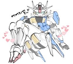 dam_ul gundam gundam_aerial gundam_suisei_no_majo living_machine mecha mecha_focus mecha_girl mobile_suit robot robot_girl tagme