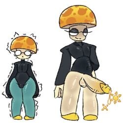 big_breasts breasts bulge cum electronic_arts femboy flora_fauna male male_only nean plant plants_vs._zombies plants_vs_zombies popcap_games sun-shroom_(pvz) sun_(pvz) the_nean thenean unusual_cum