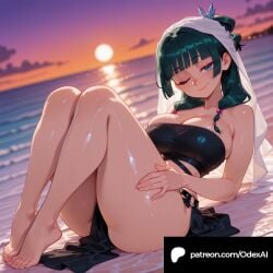 1girls absurd_res absurdres ai_generated artist_name ass bangs big_ass big_breasts blue_eyes blunt_bangs blurred_background blurry_background breasts cartoon cartoony depth_of_field fake_art female female_focus green_hair hi_res high_quality high_resolution highres kusuriya_no_hitorigoto large_ass large_breasts maomao_(kusuriya_no_hitorigoto) medium_hair odexai patreon patreon_link patreon_url patreon_username short_hair small_waist solo_focus straight the_apothecary_diaries thick_thighs thin_waist wide_hips