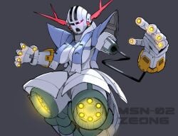 gundam living_machine mecha mecha_focus mecha_girl mobile_suit mobile_suit_gundam motowazuka msn-02_zeong robot robot_girl tagme