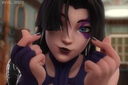 1girls 3d 3d_animation animated big_breasts black_hair blue_eyes blurry_background breasts busty clothed clothing cute depth_of_field evil_rise7 eyelashes facepaint female female_focus finger_heart gesture hand_heart heart indoors inside kiss kissing kissing_viewer korean_heart large_breasts light-skinned_female light_skin lips lipstick long_hair looking_at_viewer makeup marvel marvel_comics marvel_rivals mp4 nail_polish no_porn not_porn pov pov_kiss psylocke psylocke_(marvel_rivals) purple_clothing purple_fingernails purple_lips purple_lipstick purple_nail_polish purple_nails rizz short_playtime shorter_than_10_seconds smile smiling_at_viewer solo solo_female solo_focus sound sound_effects tagme video wholesome x-men