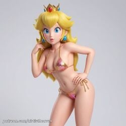 1female 1girls accurate_art_style ai ai-created ai_assisted ai_generated airtist bikini bikini_bottom bikini_top blonde_hair blue_eyes breasts female female_focus female_only girl high_resolution highres human mario_(series) nintendo panties patreon patreon_link patreon_url peach princess_peach sexy sexy_body sexy_female skinny skinny_female skinny_girl solo solo_female solo_focus super_mario_bros. tagme thong thong_bikini watermark white_body
