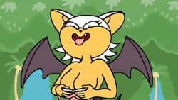 animated anthro bat breasts color female furry keith2002 mammal monotreme rouge_the_bat saliva sega sex silly sonic_(series) tongue tongue_out undressing wings