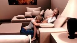 1boy 1futa 2024 3d animated blonde_hair blowjob couch dickgirl erect_penis erection fellatio fishnet_stockings fishnets futa_on_male futadom futanari intersex looking_at_viewer male malesub no_sound oral oral_penetration oral_sex panties panties_aside partially_clothed penis_out pj-jp short_hair shorter_than_30_seconds shushing stockings tagme video virt-a-mate virtamate