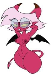 asmodeus'_assistant big_ass big_breasts casual_nudity character_request deadass_77 demon demon_girl female female_only helluva_boss huge_ass nude teasing