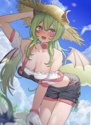 dragon dragon_girl glitch_stars himedere horns princess stimillust stimpak_vt_(vtuber) virtual_youtuber vtuber