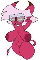 asmodeus'_assistant big_ass casual_nudity character_request deadass_77 demon demon_girl female female_only helluva_boss huge_ass huge_breasts nude teasing