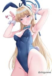 1girls 2d 2d_(artwork) 2d_artwork :o arm_above_head arm_up armpit armpit_crease armpit_focus armpit_peek armpits arms_above_head arms_up bare_armpits bare_arms bare_chest bare_hands bare_hips bare_legs bare_shoulders bare_skin bare_thighs belly belly_button blonde-haired_female blonde_female blonde_hair blonde_hair_female blue-eyed_female blue_archive blue_bowtie blue_bunny_ears blue_bunnysuit blue_eyes blue_hairband blue_halo blue_leotard blue_topwear blush blush_face blushing_female bowtie breasts breasts_apart bunny_ears bunny_tail bunnygirl bunnygirl_outfit bunnysuit busty busty_female busty_girl busty_teen collar collarbone curvaceous curvaceous_body curvaceous_female curvaceous_figure curvaceous_hips curvaceous_teen curvy curvy_body curvy_female curvy_figure curvy_hips curvy_teen digital digital_art digital_drawing digital_drawing_(artwork) digital_media digital_media_(artwork) drawing ear_piercing elbows embarrassed embarrassed_expression embarrassed_female exposed_armpits exposed_arms exposed_chest exposed_hips exposed_legs exposed_shoulders exposed_skin exposed_thighs eyebrows_visible_through_hair female female_focus female_only fingers flustered flustered_female groin hairless_armpits halo hand_above_head hand_up hands_above_head hands_up heart high_resolution highres hourglass_figure inframammary_fold inguinal_crease inguinal_ligament lean_figure leotard linea_alba long_hair medium_breasts narrow_waist navel open_mouth parted_lips pierced_ear posing posing_for_the_viewer presenting_armpit rabbit_pose shaved_armpits shigurene shoulders simple_background slender_body slender_waist slim_waist solo standing stomach teenage_tits thick_thighs thighs toki_(blue_archive) toki_(bunny)_(blue_archive) topwear underboob upper_body very_long_hair very_long_hair_female white_background white_collar white_wrist_cuffs wide_hips wrist_cuffs