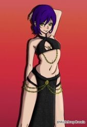 1girls 2d 2d_(artwork) 2d_artwork alternate_hair_color arm_behind_back arm_behind_head bare_armpits bare_arms bare_belly bare_hands bare_knees bare_legs bare_midriff bare_navel bare_shoulders bare_skin bare_thighs belly belly_button blue-haired_female blue_hair breasts chainsaw_man cleavage closed_mouth_smile collarbone curvaceous curvaceous_body curvaceous_female curvaceous_figure curvaceous_hips curvy curvy_body curvy_female curvy_figure curvy_hips dancer_outfit digital digital_art digital_drawing digital_drawing_(artwork) digital_media digital_media_(artwork) drawing elbows exposed_armpits exposed_arms exposed_belly exposed_knees exposed_legs exposed_midriff exposed_navel exposed_shoulders exposed_skin exposed_thighs female female_focus female_only fingers green-eyed_female green_eyes hand_behind_back hand_behind_head high_resolution highres inframammary_fold lean_figure long_hair looking_at_viewer midriff mothdropcrowla narrow_waist navel pear-shaped_figure petite petite_body petite_breasts petite_female petite_girl petite_tits posing posing_for_the_viewer red_background reze_(chainsaw_man) shoulders simple_background slender_body slender_waist slim_waist small_breast small_breasts smile smiley_face smiling smiling_at_viewer solo standing thighs tiny_breasts upper_body wide_hips