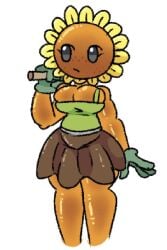 1girls anthro anthrofied big_breasts breasts electronic_arts female flora_fauna freckles nean plant plants_vs._zombies plants_vs_zombies popcap_games sunflower_(pvz) the_nean thenean