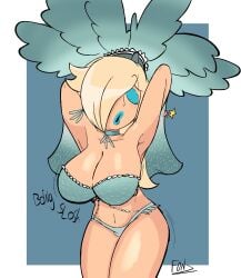 princess rosalina from mario (series) by fonz