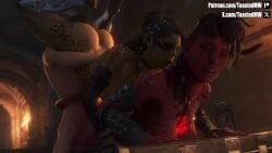 1boy 2girls 3d 3d_animation animated baldur's_gate_3 breasts cunnilingus eating_pussy fantasy female female_penetrated ffm_threesome from_behind from_behind_position githyanki green_skin horns interspecies karlach lae'zel light-skinned_male male moan moaning naked naked_female naked_male nipples nude nude_female nude_male penetration pointy_ears red_skin sex short_video shorter_than_30_seconds sound sound_effects tagme tail tav_(baldur's_gate) tav_(baldur's_gate)_(male) threesome tiefling toasted_microwave video